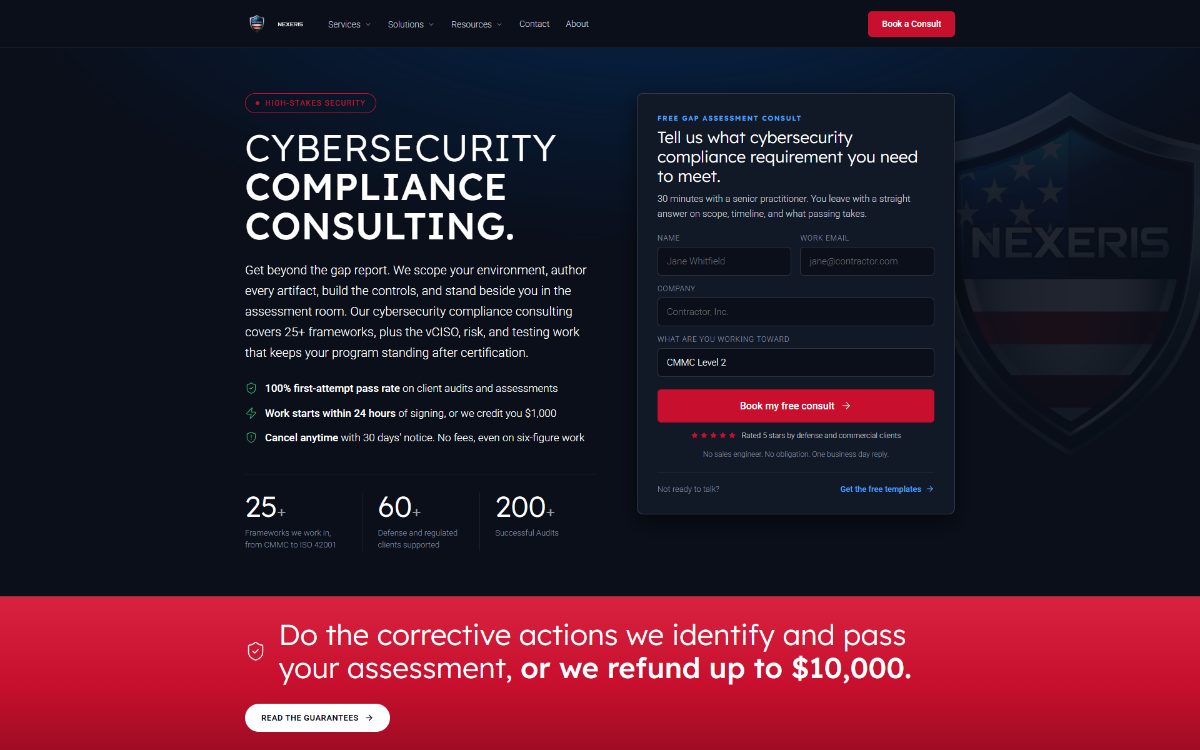 Nexeris website
