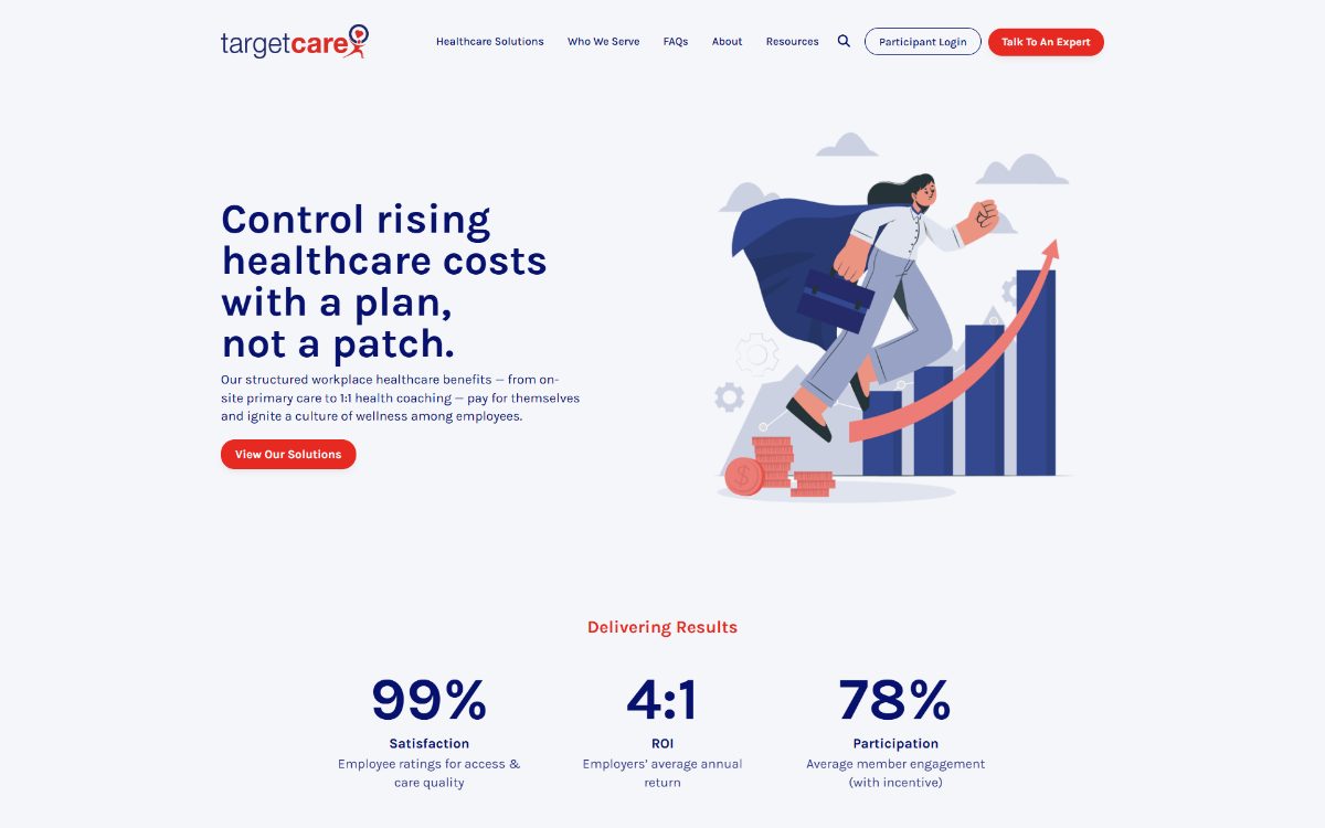 TargetCare website
